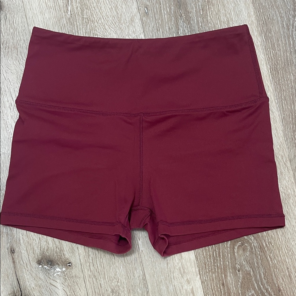 Women's Athletic Maroon Shorts